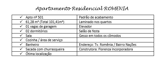 Residencial Romenia